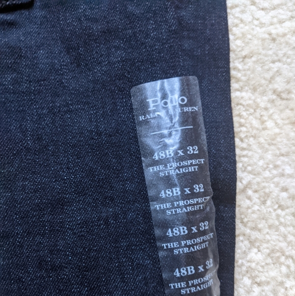 Ralph Lauren denim jeans 48x32 the prospect straight.Brand new never worn.